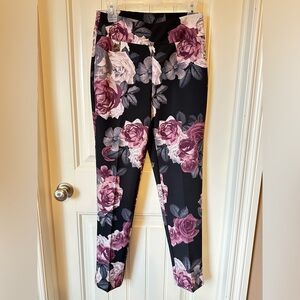 Joseph Ribkoff floral trouser pants size 6